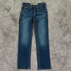 Ariat B5 Waco Slim Straight Leg Jeans Womens 16 Dark Wash Denim Pants 10048253